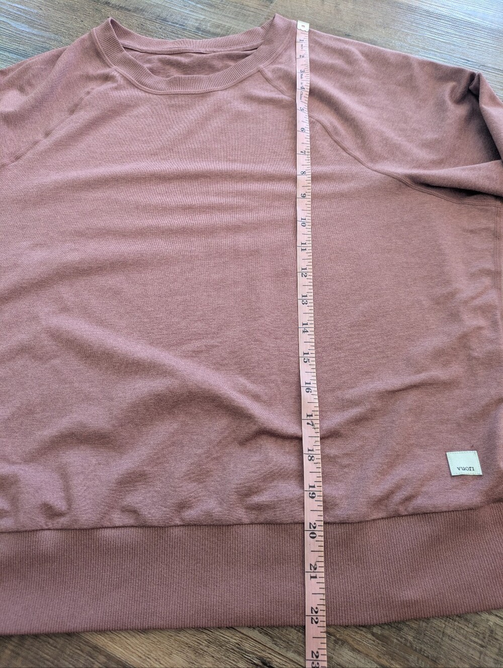 Vuori Long Sleeve Halo Crew Pullover Pink Sz S - Picture 11 of 14